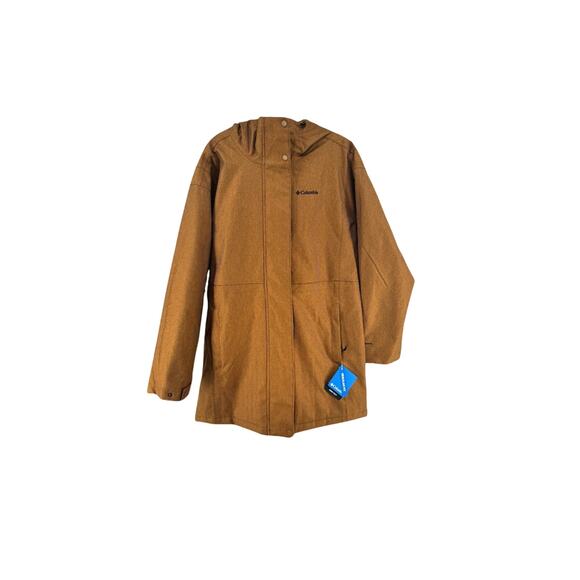 Columbia Jackets & Blazers - Columbia Women's Brown Hooded Rain Jacket